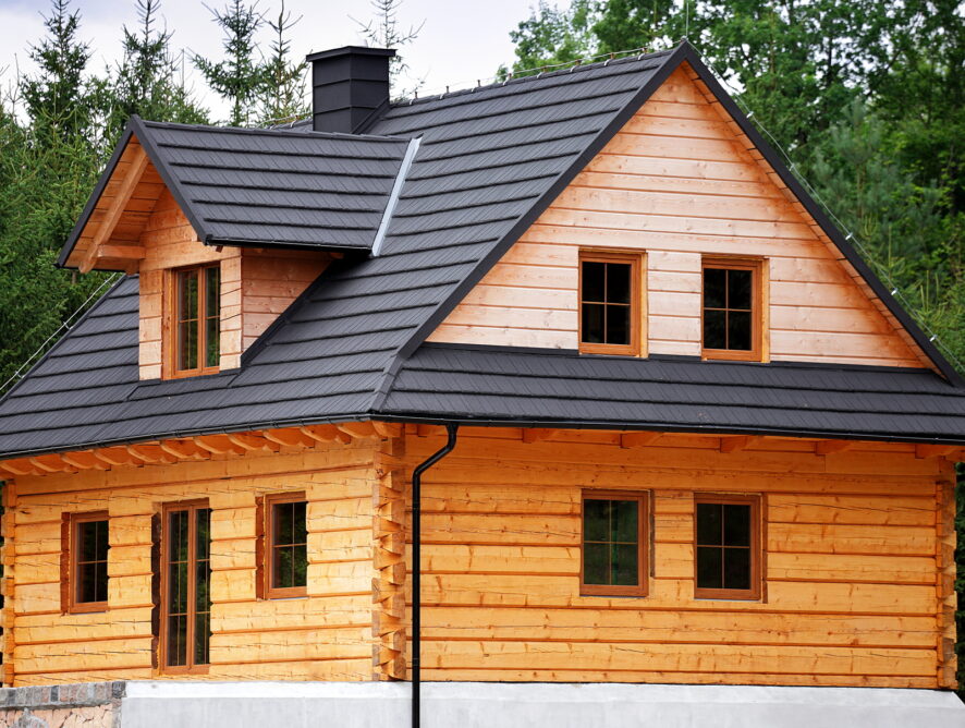 Træhuse bygger miljøvenlige huse ved at bruge CO2 neutrale materialer